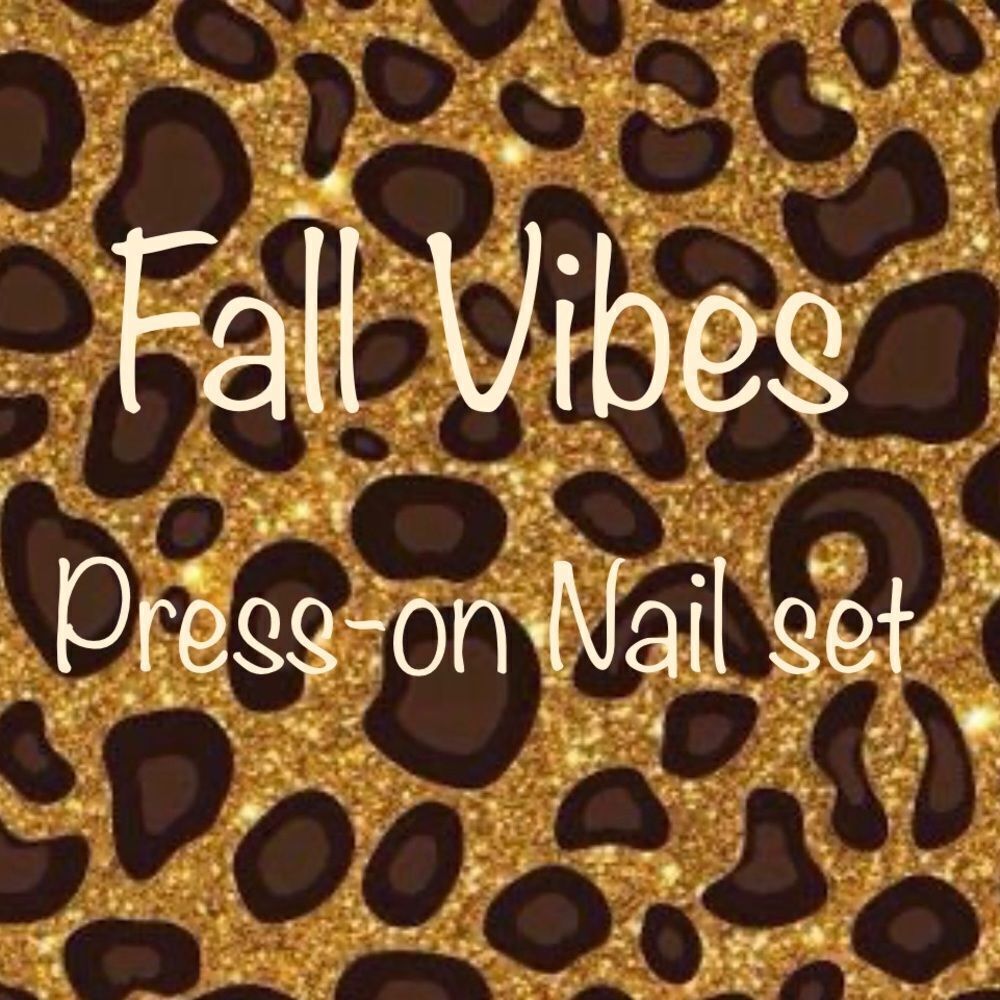 Fall press-on nails- classy and stylish- full set